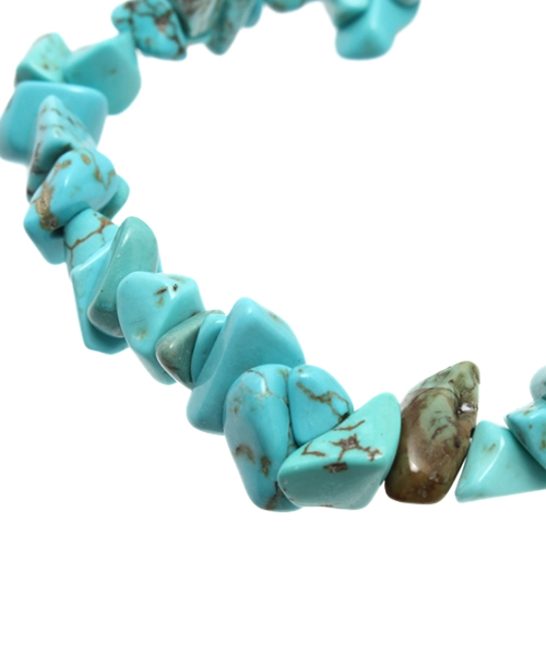 WEGO（ウィゴー）の「WEGO/ストーンブレスレット（ブレスレット・メンズ・ホワイト/ターコイズブルー・FREE）」の3枚目の写真