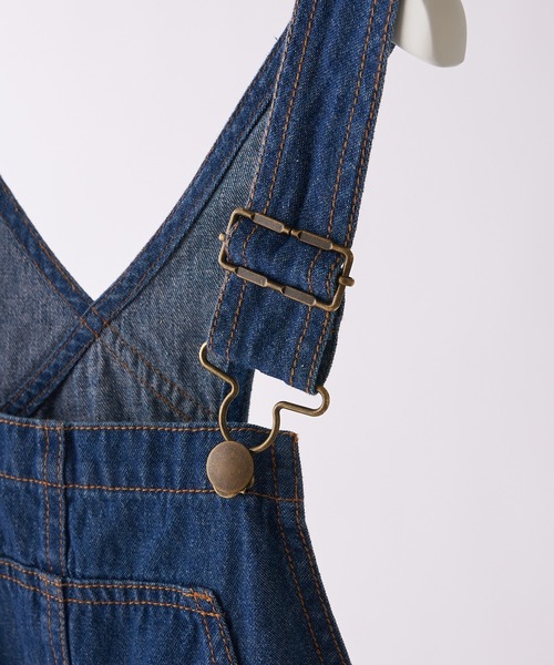 CIAOPANIC TYPY（チャオパニックティピー）の「【KIDS】8.5ozデニムオーバーオール/サロペット（サロペット/オーバーオール・キッズ・ネイビー・S/XL/L/XXL/M）」の8枚目の写真