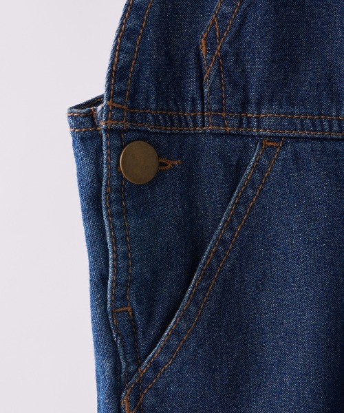 CIAOPANIC TYPY（チャオパニックティピー）の「【KIDS】8.5ozデニムオーバーオール/サロペット（サロペット/オーバーオール・キッズ・ネイビー・S/XL/L/XXL/M）」の9枚目の写真