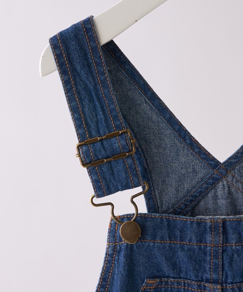 CIAOPANIC TYPY（チャオパニックティピー）の「【KIDS】8.5ozデニムオーバーオール/サロペット（サロペット/オーバーオール・キッズ・ネイビー・S/XL/L/XXL/M）」の7枚目の写真