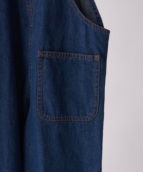 CIAOPANIC TYPY（チャオパニックティピー）の「【KIDS】8.5ozデニムオーバーオール/サロペット（サロペット/オーバーオール・キッズ・ネイビー・S/XL/L/XXL/M）」の10枚目の写真