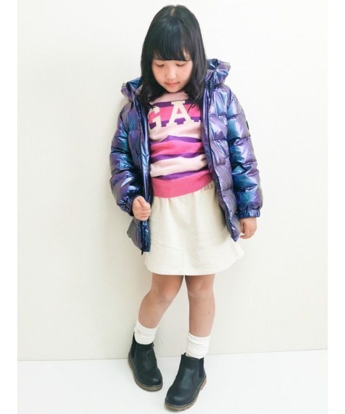 GAP（ギャップ）の「GAPロゴ ストライプコージーセーター (キッズ)（ニット/セーター・キッズ・ブルー/ピンク/ベージュ/ブラック・S/M/L/XL/XXL/XS）」の20枚目の写真