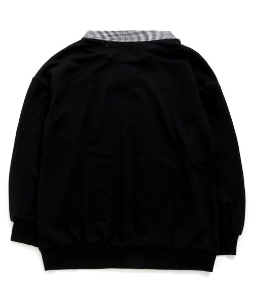 algy（アルジー）の「えり付きトレーナーチュニック（スウェット・キッズ・オフホワイト/ブラック/サックスブルー・X-SMALL/XX-SMALL/SMALL/MEDIUM）」の13枚目の写真