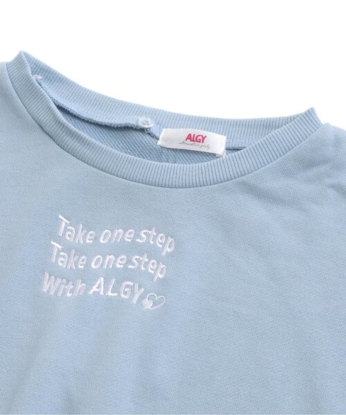 algy（アルジー）の「えり付きトレーナーチュニック（スウェット・キッズ・オフホワイト/ブラック/サックスブルー・X-SMALL/XX-SMALL/SMALL/MEDIUM）」の14枚目の写真