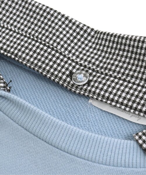 algy（アルジー）の「えり付きトレーナーチュニック（スウェット・キッズ・オフホワイト/ブラック/サックスブルー・X-SMALL/XX-SMALL/SMALL/MEDIUM）」の17枚目の写真