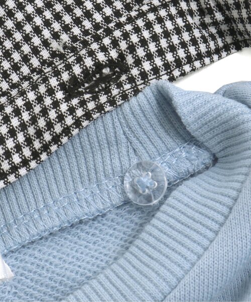 algy（アルジー）の「えり付きトレーナーチュニック（スウェット・キッズ・オフホワイト/ブラック/サックスブルー・X-SMALL/XX-SMALL/SMALL/MEDIUM）」の18枚目の写真