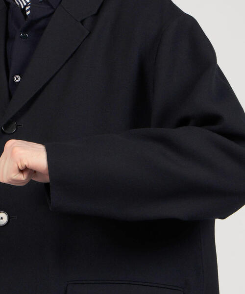 TOMORROWLAND （トゥモローランド）の「ウール チェスターコート（チェスターコート・メンズ・ネイビー/ダークグリーン・S/M/XS）」の12枚目の写真