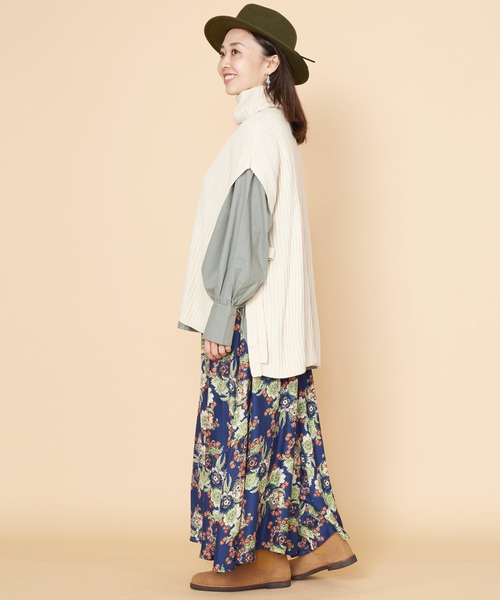 チャイハネ（チャイハネ）の「【チャイハネ】リレートワイドパンツ（その他パンツ・レディース・レッド/ネイビー/イエロー/パープル・FREE）」の7枚目の写真