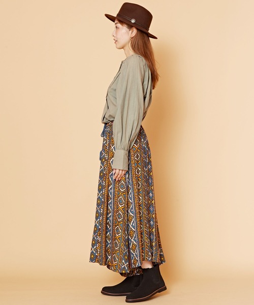 チャイハネ（チャイハネ）の「【チャイハネ】リレートワイドパンツ（その他パンツ・レディース・レッド/ネイビー/イエロー/パープル・FREE）」の16枚目の写真