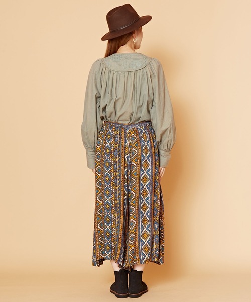 チャイハネ（チャイハネ）の「【チャイハネ】リレートワイドパンツ（その他パンツ・レディース・レッド/ネイビー/イエロー/パープル・FREE）」の17枚目の写真