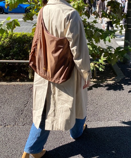 Daily russet（デイリー ラシット）の「【パッカブル仕様】ワンショルダーバッグ（ショルダーバッグ・レディース・ボルドー/イエロー/ホワイト/ブラック/ベージュ/ブラウン/グレー/カーキ・FREE）」の11枚目の写真