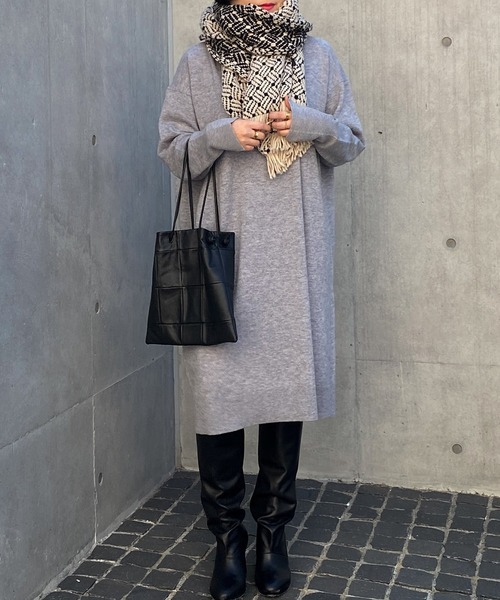 John branigan(ジョンブラニガン)の「【John Branigan】TWEED STOLE(マフラー・レディース・ピンク/ブラック/アイボリー・FREE)」の18枚目の写真