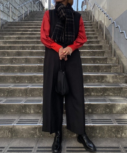 John branigan(ジョンブラニガン)の「【John Branigan】TWEED STOLE(マフラー・レディース・ピンク/ブラック/アイボリー・FREE)」の19枚目の写真