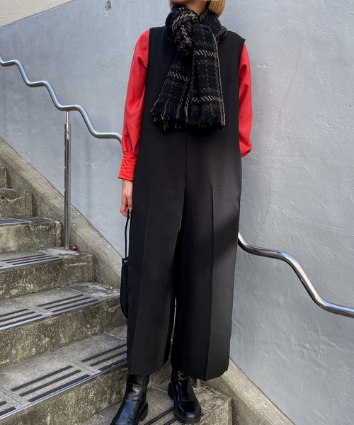 John branigan(ジョンブラニガン)の「【John Branigan】TWEED STOLE(マフラー・レディース・ピンク/ブラック/アイボリー・FREE)」の12枚目の写真