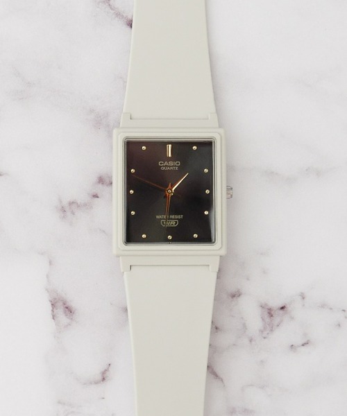 CASIO(カシオ)の「《CASIO(カシオ)》EARTH COLOR Square&Round ANALOGUE(アナログ腕時計・メンズ・ライトブルー/ベージュ/ネイビー/カーキ/ワインレッド/ベージュ系その他/ブルー系その他/ライトピンク・FREE)」の2枚目の写真