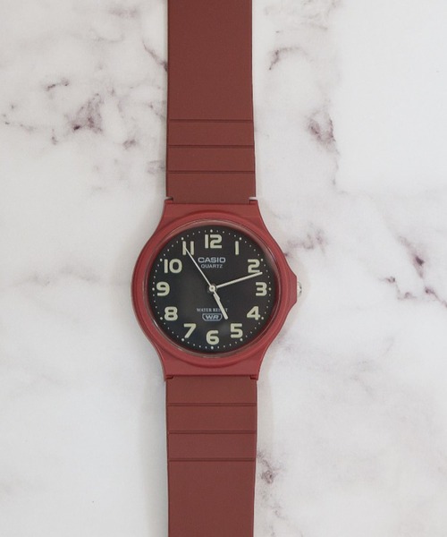 CASIO(カシオ)の「《CASIO(カシオ)》EARTH COLOR Square&Round ANALOGUE(アナログ腕時計・メンズ・ライトブルー/ベージュ/ネイビー/カーキ/ワインレッド/ベージュ系その他/ブルー系その他/ライトピンク・FREE)」の8枚目の写真