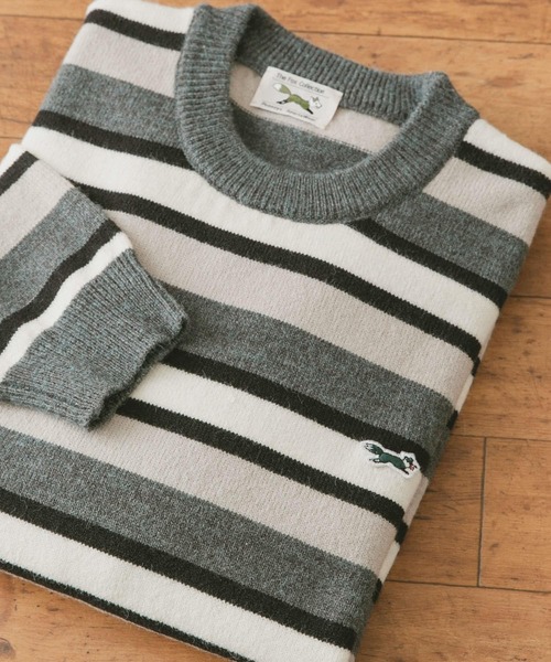 PENNEYS(ぺニーズ)の「『別注』PENNEYS×DOORS THE FOX クルーネックニット(ニット/セーター・メンズ・グレー系その他/ブルー/アイボリー/ブルー系その他/ブラウン系その他/ネイビー/オレンジ/ホワイト系その他/ブラウン系その他2/ネイビー系2・LARGE/X-LARGE/MEDIUM)」の4枚目の写真