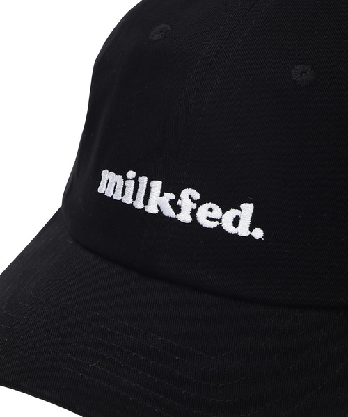 MILKFED.（ミルクフェド）の「COOPER LOGO CAP（キャップ・レディース・ベージュ/ネイビー/ブラック・ONE SIZE）」の7枚目の写真