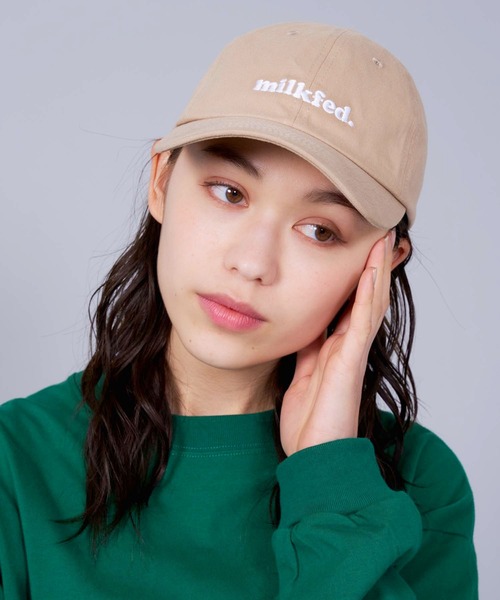 MILKFED.（ミルクフェド）の「COOPER LOGO CAP（キャップ・レディース・ベージュ/ネイビー/ブラック・ONE SIZE）」の21枚目の写真