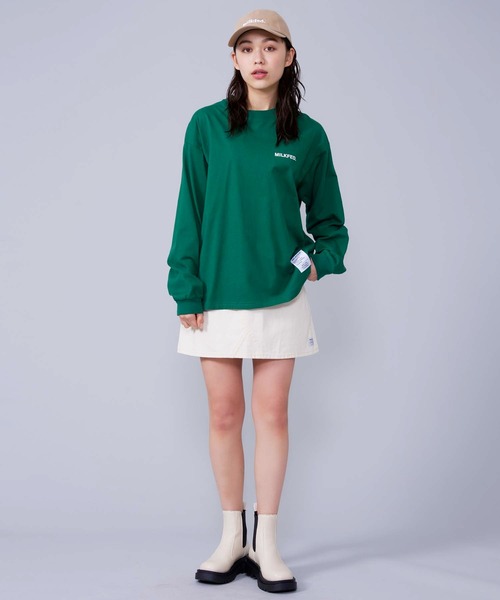 MILKFED.（ミルクフェド）の「COOPER LOGO CAP（キャップ・レディース・ベージュ/ネイビー/ブラック・ONE SIZE）」の14枚目の写真