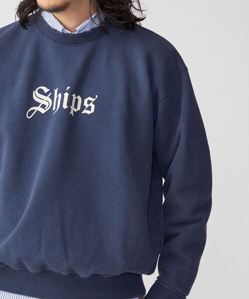 SHIPS（シップス）の「*SHIPS: OLD ENGLISH SHIPS ロゴ プリント
