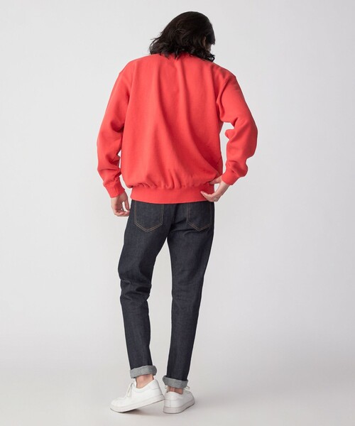 SHIPS（シップス）の「*SHIPS: OLD ENGLISH SHIPS ロゴ プリント クルーネック スウェット（スウェット・メンズ・ライトブルー/レッド/ネイビー・SMALL/MEDIUM/LARGE）」の11枚目の写真