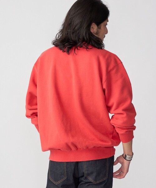 SHIPS（シップス）の「*SHIPS: OLD ENGLISH SHIPS ロゴ プリント クルーネック スウェット（スウェット・メンズ・ライトブルー/レッド/ネイビー・SMALL/MEDIUM/LARGE）」の15枚目の写真
