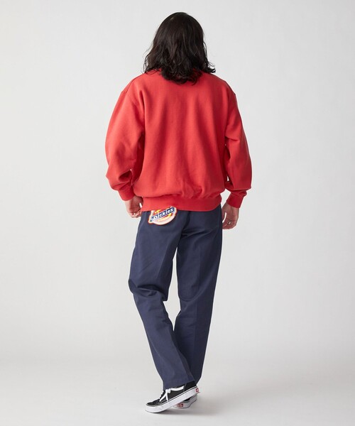 SHIPS（シップス）の「*SHIPS: OLD ENGLISH SHIPS ロゴ プリント クルーネック スウェット（スウェット・メンズ・ライトブルー/レッド/ネイビー・SMALL/MEDIUM/LARGE）」の19枚目の写真