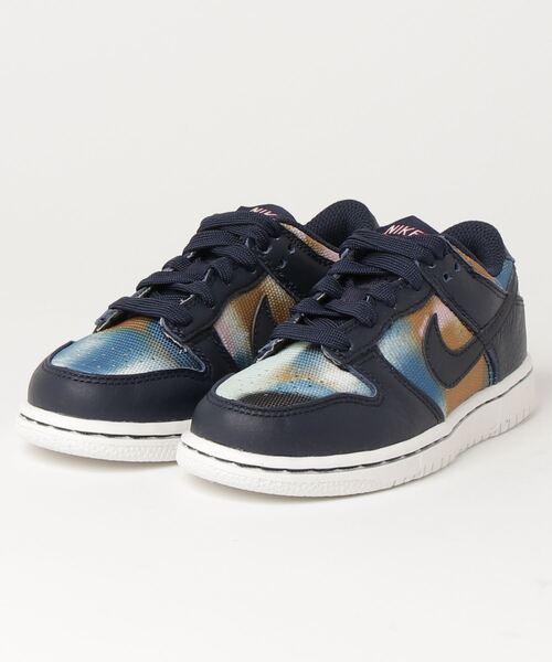 NIKE（ナイキ）の「NIKE DUNK LOW SE PS DM1052-400（スニーカー・キッズ・ネイビー・17cm/18cm/19㎝/20㎝/21cm/22cm）」の8枚目の写真