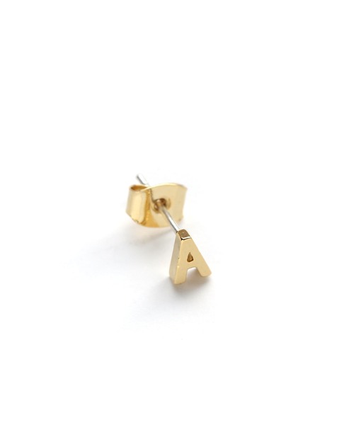 DIESEL アルファベット ピアス(片耳用) ディーゼル DIESEL ピアス ロゴピアス (片耳用) DX1418931