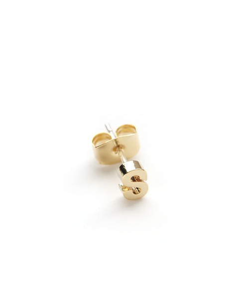 DIESEL アルファベット ピアス(片耳用) ディーゼル DIESEL ピアス ロゴピアス (片耳用) DX1418931