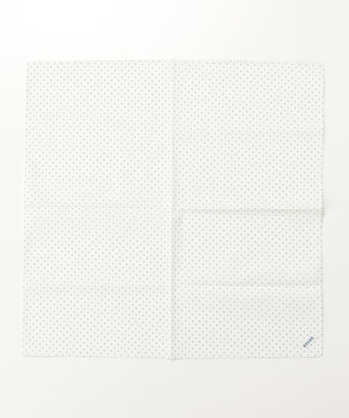 BEAMS(ビームス)の「ドット ハンカチ(ハンカチ/ハンドタオル・メンズ・ホワイト/ネイビー/ホワイト系その他2/ホワイト系その他4・ONE SIZE)」の1枚目の写真