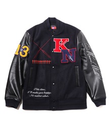 PR01.（ピーアールワン）の「RADIO EVA 862 EVANGELION BASEBALL JACKET（スタジャン）」