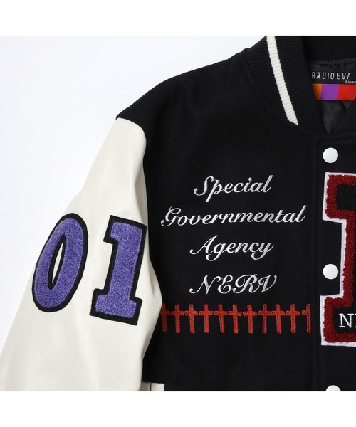 RADIO EVA 862 EVANGELION BASEBALL JACKET（スタジャン）｜RADIO EVA