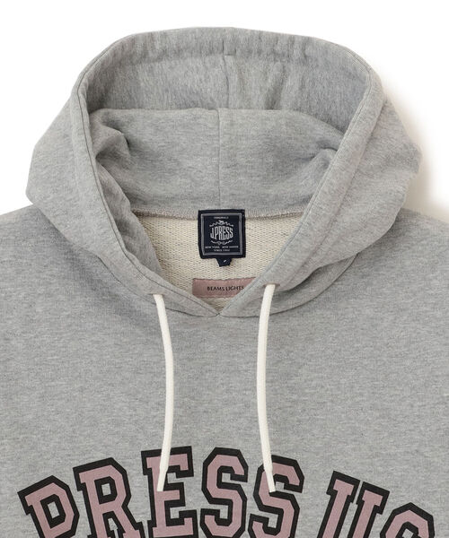 J.PRESS(ジェイプレス)の「J.PRESS × BEAMS LIGHTS / 別注 ロゴ スウェット フーディ(パーカー・メンズ・グレー/ネイビー・M/L)」の16枚目の写真