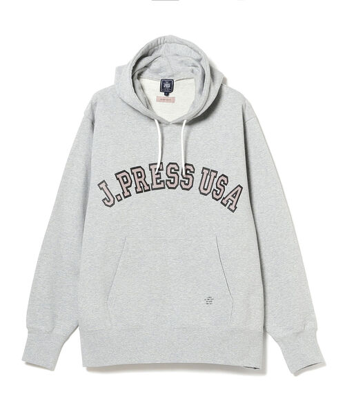 J.PRESS(ジェイプレス)の「J.PRESS × BEAMS LIGHTS / 別注 ロゴ スウェット フーディ(パーカー・メンズ・グレー/ネイビー・M/L)」の21枚目の写真