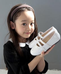SOROTTO（ソロット）の「ゴム付きダブルベルト パンプス（バレエシューズ）」