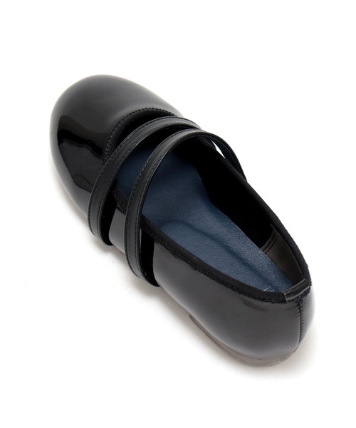 SOROTTO（ソロット）の「ゴム付きダブルベルト パンプス（バレエシューズ・キッズ・ブラック/シルバー/ホワイト/ネイビー・16.0cm/17.0cm/18.0cm/19.0cm/20.0cm/21.0cm/22.0cm）」の22枚目の写真