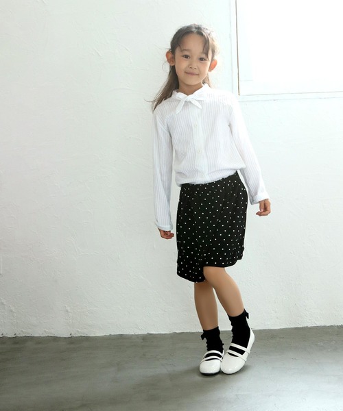 SOROTTO（ソロット）の「ゴム付きダブルベルト パンプス（バレエシューズ・キッズ・ブラック/シルバー/ホワイト/ネイビー・16.0cm/17.0cm/18.0cm/19.0cm/20.0cm/21.0cm/22.0cm）」の9枚目の写真