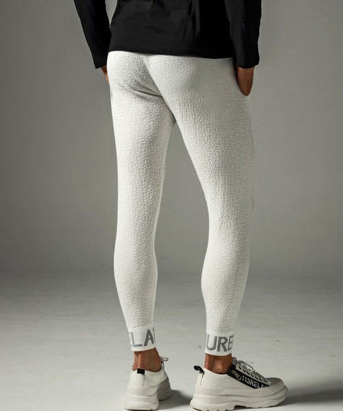 1piu1uguale3 RELAX（ウノピュウノウグァーレトレリラックス）の「1PIU1UGUALE3 RELAX/ウノピゥ ウノ ウグァーレ トレ リラックス/別注PEAR SKIN KNIT LONG PANTS（その他パンツ・メンズ・ブラック/ホワイト・SMALL/MEDIUM/LARGE/X-LARGE/XX-LARGE）」の13枚目の写真