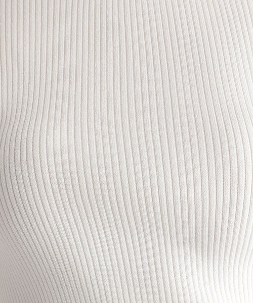 Andemiu（アンデミュウ）の「リブソデフレアニット187263（ニット/セーター・レディース・ブラック/オフホワイト/ピンク/グリーン・FREE）」の19枚目の写真