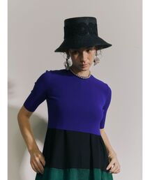 WAVE CODE KNIT TOPS【セットアップ着用可能】 / ウェーブコード