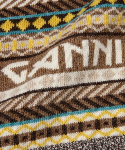 GANNI(ガニー)の「Logo Wool Mix Vest(ベスト・レディース・イエロー系その他・S/XS/M)」の4枚目の写真
