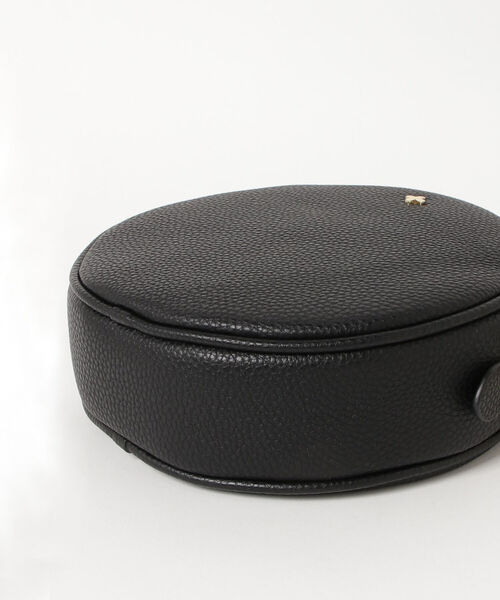PETA+JAIN（ペタアンドジェーン）の「【PETA+JAIN/ペタアンドジェーン】丸型テープショルダーポシェット（ショルダーバッグ・レディース・ブラック・FREE）」の8枚目の写真
