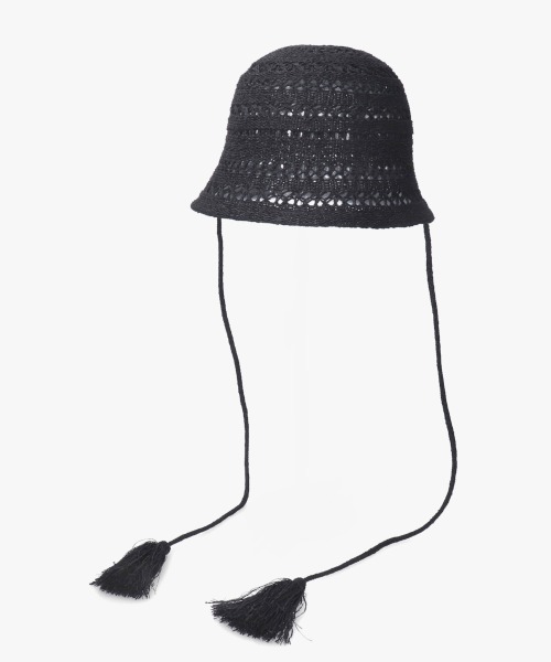 OVERRIDE（オーバーライド）の「OVERRIDE  THERMO JP LACE TULIP / オーバーライド（ハット・レディース・オレンジ/ブラック/ブルー・M/57.5cm）」の4枚目の写真