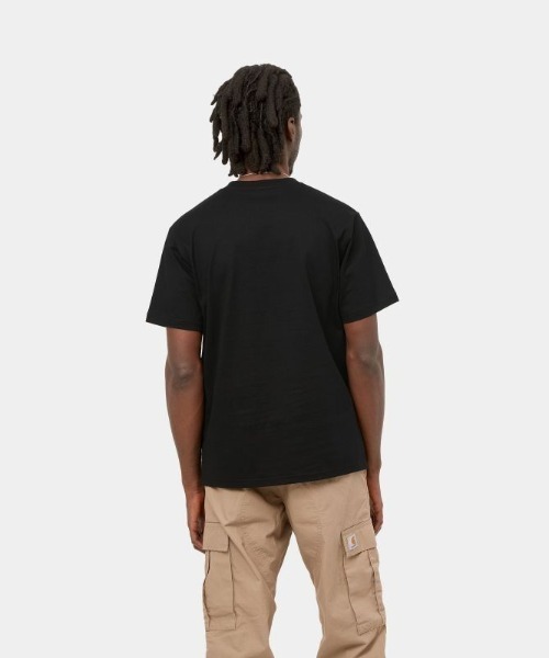 Carhartt WIP（カーハートダブリューアイピー）の「Carhartt WIP/カーハートダブリューアイピー S/S UNIVERSITYT-SHIRT ブランドロゴ クルーネックTシャツ/半袖Tシャツ I028990（Tシャツ/カットソー・メンズ・イエロー/ホワイト/グリーン/ブラック・M/L/XL）」の9枚目の写真