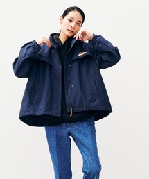 マウンテンパーカー（ブルー・ネイビー/青色系）ファッション