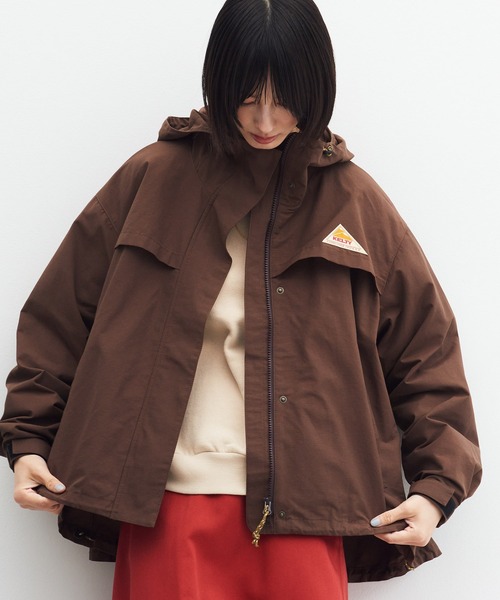 KELTY(ケルティ)の「ザパタジャケット / ショート丈マウンテンパーカ(撥水)(マウンテンパーカー・レディース・ブラック/カーキ/ベージュ/ライトブルー/ネイビー/チャコールグレー/アーミー/ブラウン・M/L/S)」の4枚目の写真