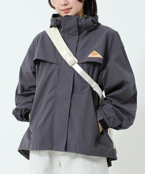 KELTY（ケルティ）の「ザパタジャケット / ショート丈マウンテンパーカ（撥水）（マウンテンパーカー・レディース・ブラック/カーキ/ベージュ/ライトブルー/ネイビー/チャコールグレー・M/L/S）」の3枚目の写真