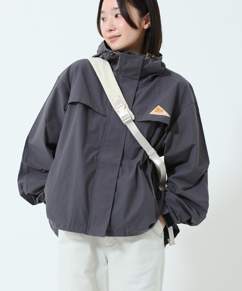 KELTY（ケルティ）の「ザパタジャケット / ショート丈マウンテンパーカ（撥水）（マウンテンパーカー・レディース・ブラック/カーキ/ベージュ/ライトブルー/ネイビー/チャコールグレー・M/L/S）」の10枚目の写真